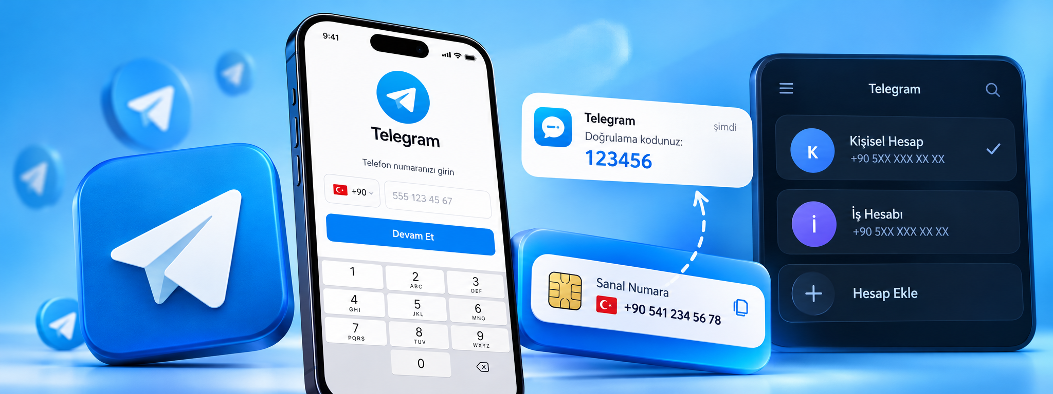 Telegram Sanal Numara ile İkinci Hesap Açma (2026)